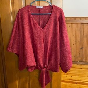 NWOT Women’s sweater/cape top